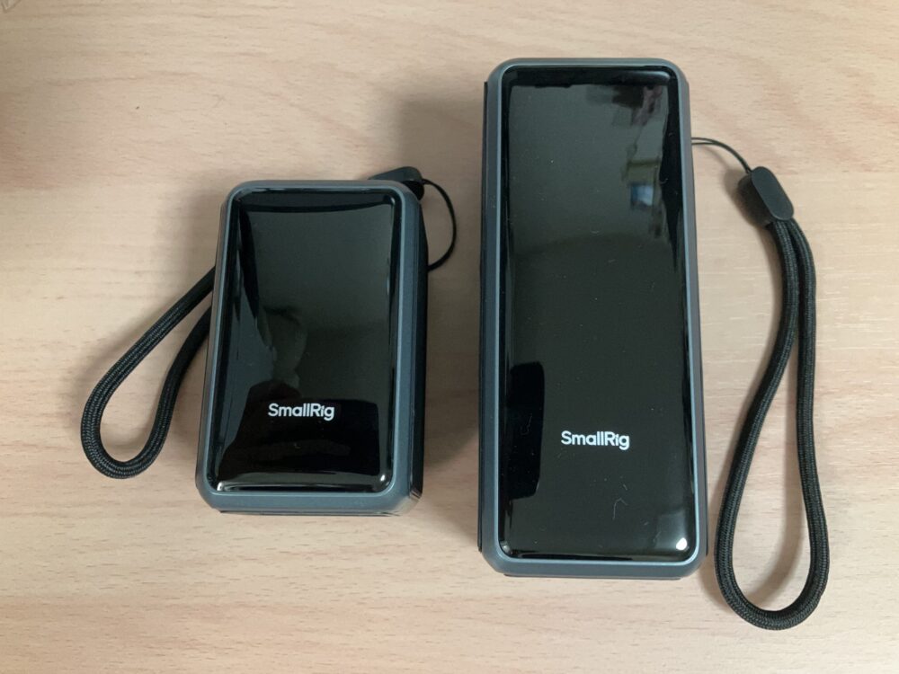SmallRig Nano36とNano72の本体サイズ比較